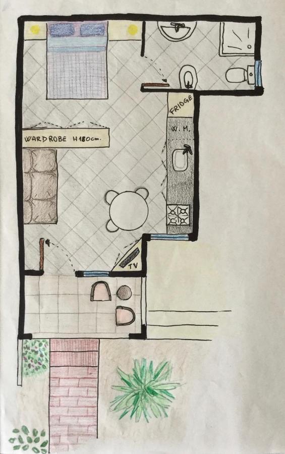 Ferienwohnung Beyt Alzohour - Casa Dei Fiori Dahab Exterior foto